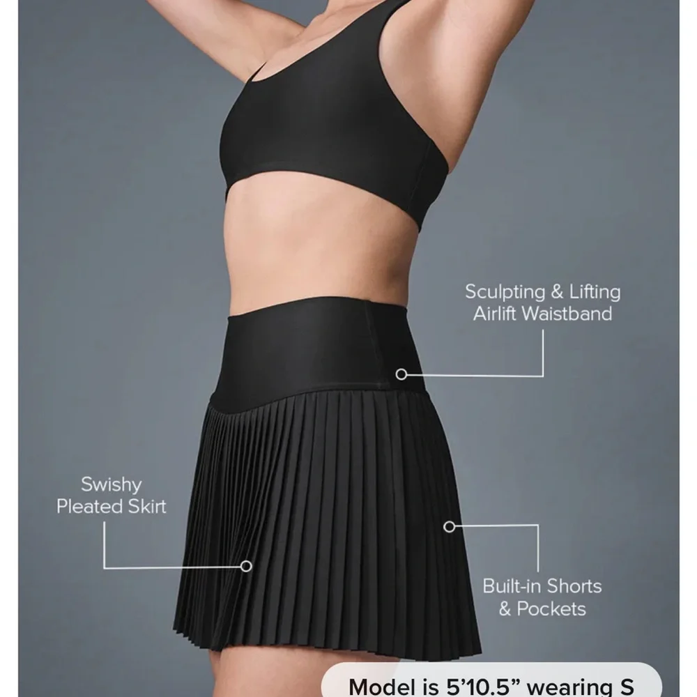 ALO Yoga Black Mini Skirt